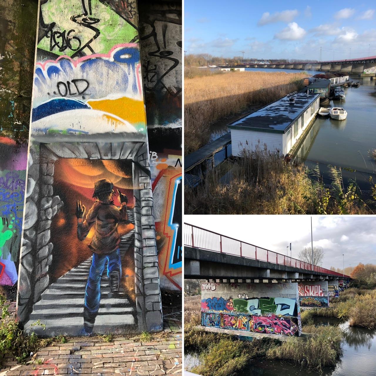 Landsby idyl og historiske dæmninger lige om hjørnet fra det centrale Amsterdam